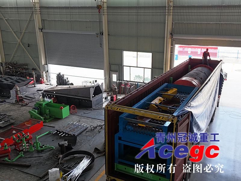 滾筒式洗沙機(jī)出口發(fā)貨